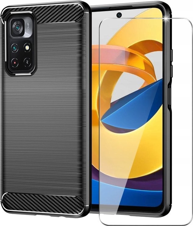 Futerał Forcell CARBON do XIAOMI POCO M4 PRO 5G czarny