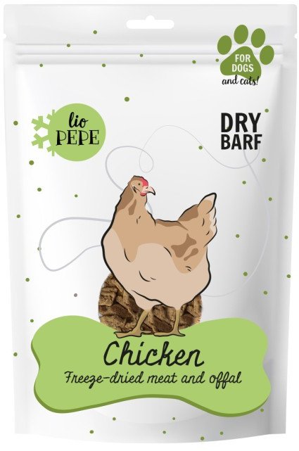 PAKA ZWIERZAKA - Przysmak Lio PEPE Chicken (kurze serca) 60g