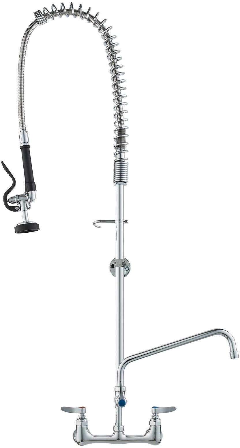 Komercyjna Bateria z Wylewką i Spryskiwaczem Pre-Rinse 1180 mm