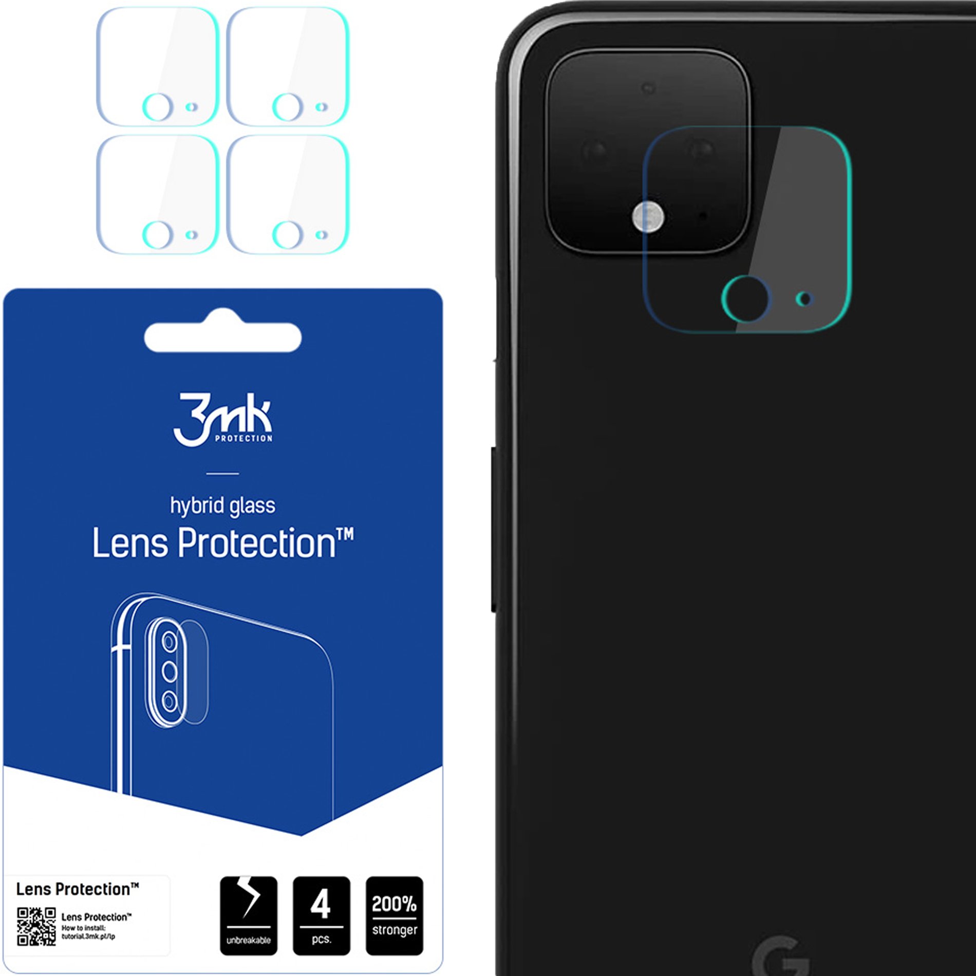 GOOGLE PIXEL 4 - 3MK LENS PROTECTION