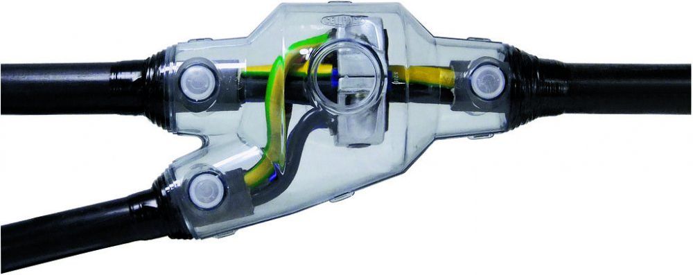 Cellpack Żywiczna mufa rozgałęźna, odgałęzienie skośne (131123)