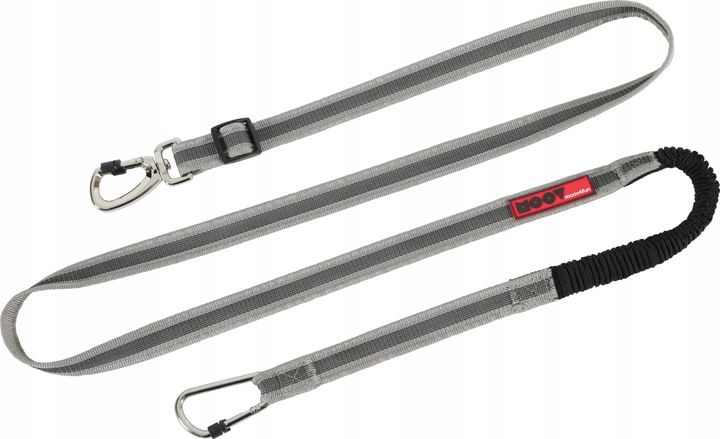 Zolux Smycz MOOV do biegania z amortyzatorem kol. szary