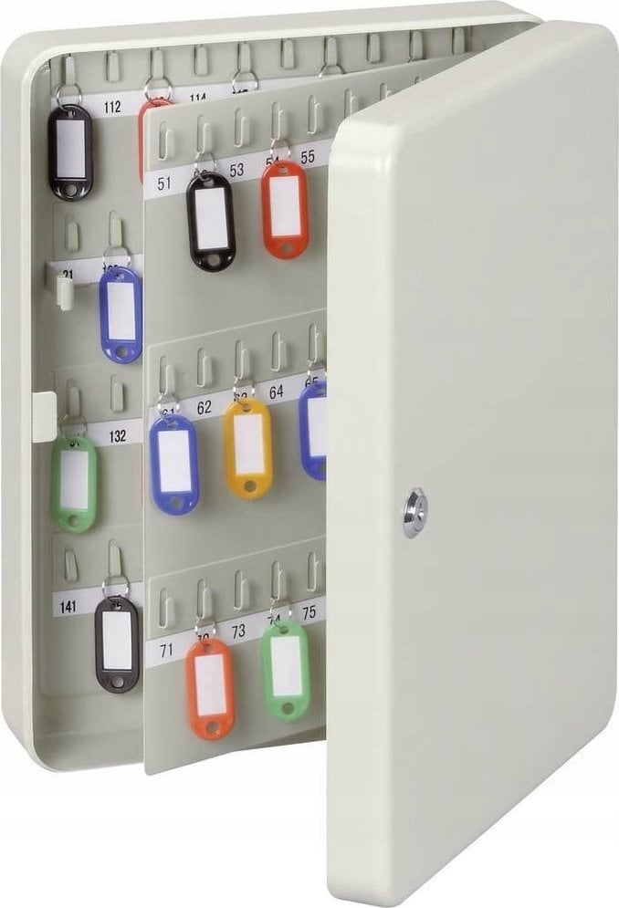Maul Schlüsselkasten 140 Schlüssel, abschließbar grau
