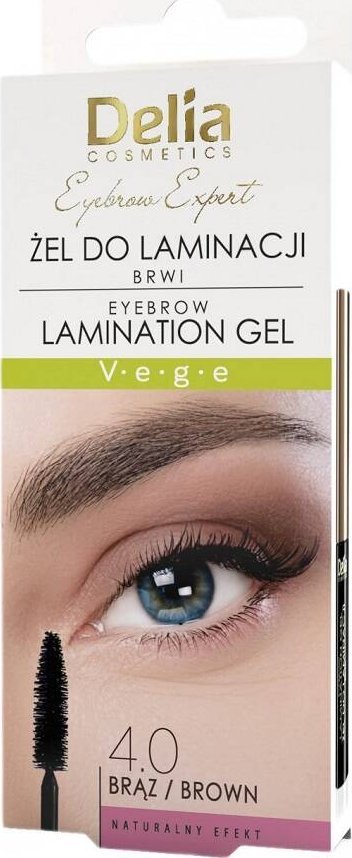 Delia Delia Eyebrow Expert żel do laminacji brwi Brąz 4ml