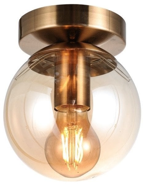 Wall lamp G.LUX GT-380-1C-AB, 1xE27, amber color, o15x17.5cm, amber color shade