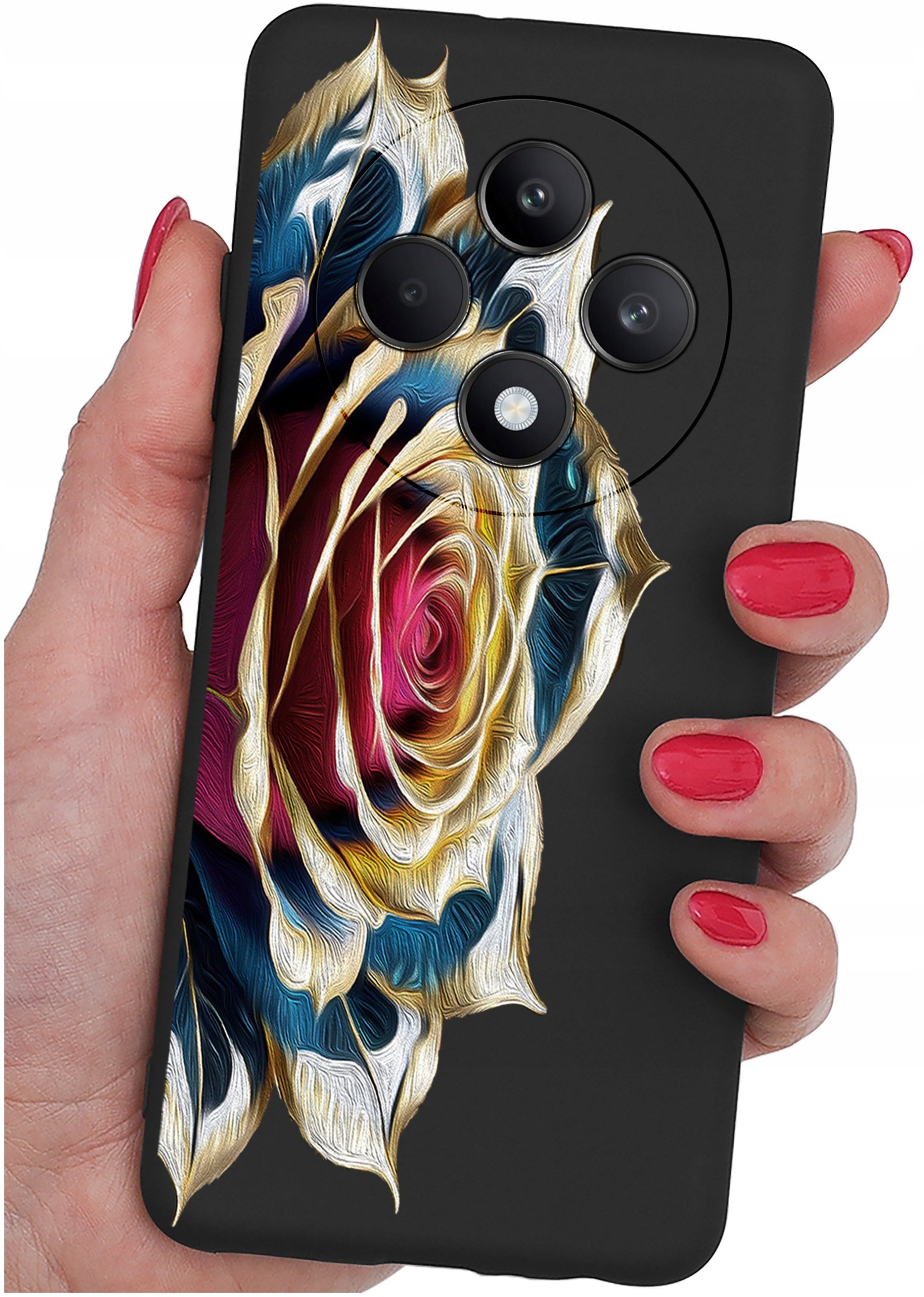 Etui do Oppo Reno 12 F 5G | 12 FS 5G WZORY |SILIKONOWE MATT CASE + SZKŁO 9H