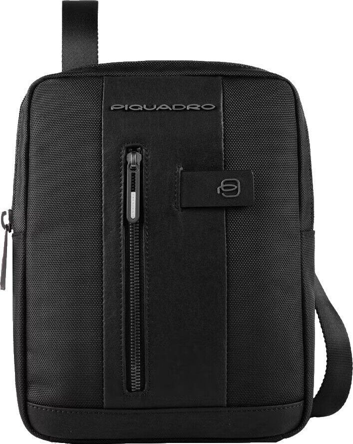 Piquadro Piquadro, Brief 2, Recycled Fabric, Crossbody Bag, Black, CA1816BR2/N, For Men For Men