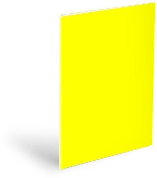 Okładka na zeszyt A5 neon yellow 180mic (10szt)