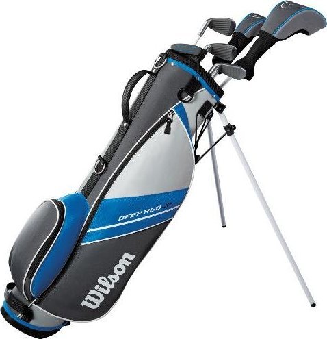 Wilson Staff morele Zestaw kijów do golfa dla dzieci-juniorow 8-11 lat, Wilson Deep Red