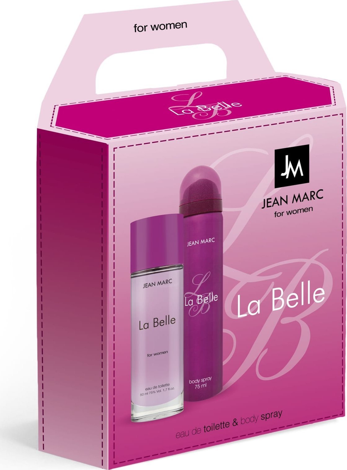 DRAMERS JEAN MARC La Belle Zestaw prezentowy damski - woda toaletowa 50 ml + dezodorant 75 ml