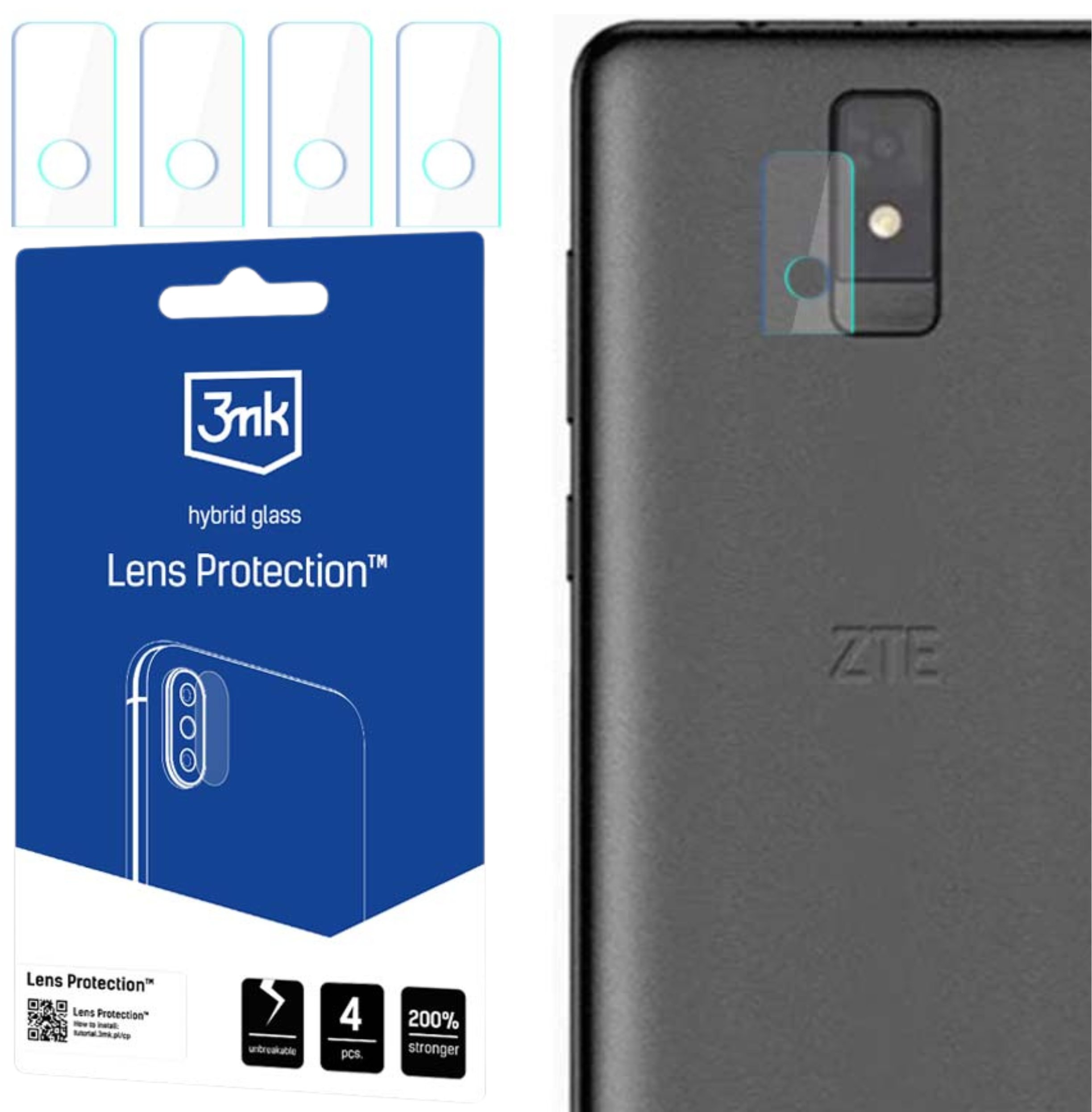 ZTE BLADE A32 - 3MK LENS PROTECTION