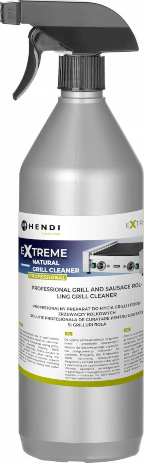 Hendi Profesjonalny preparat do mycia grill i podgrzewaczy rolkowych 1 l - Hendi 976814 Profesjonalny preparat do mycia grill i podgrzewaczy rolkowych