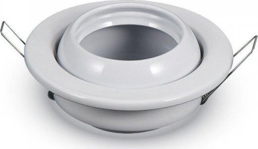 V-TAC Oczko V-TAC GU10 Okrągłe Regulowany Kąt Białe VT-780