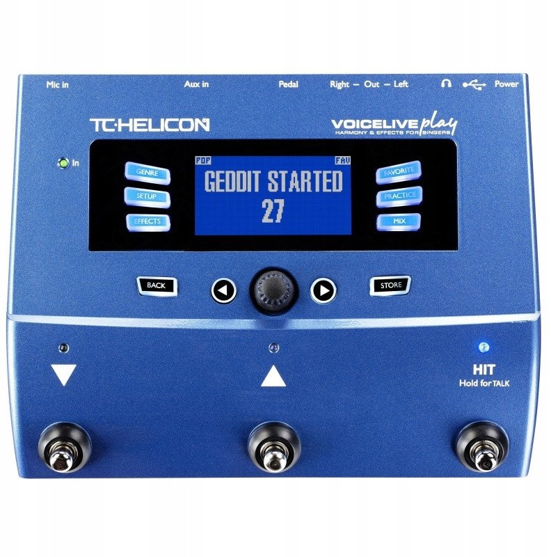 TC-Helicon VoiceLive Play efekt wokalny looper harmonizer USB