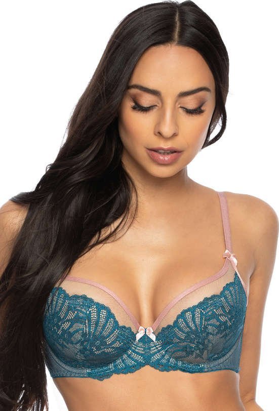 MAT Lingerie Biustonosz miękki turkus Sybilla M-3525/2 70I