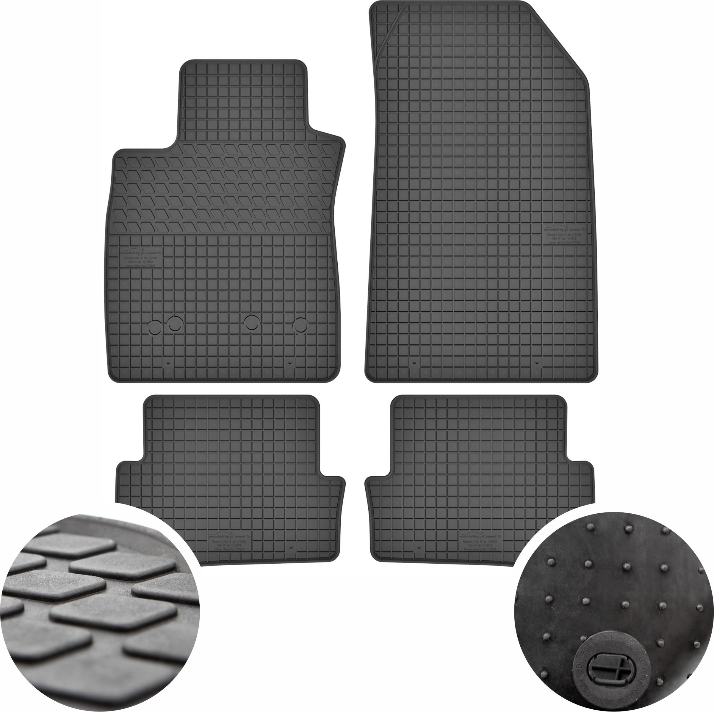 GeyerHosaja Dywaniki gumowe do Renault Clio III i IV