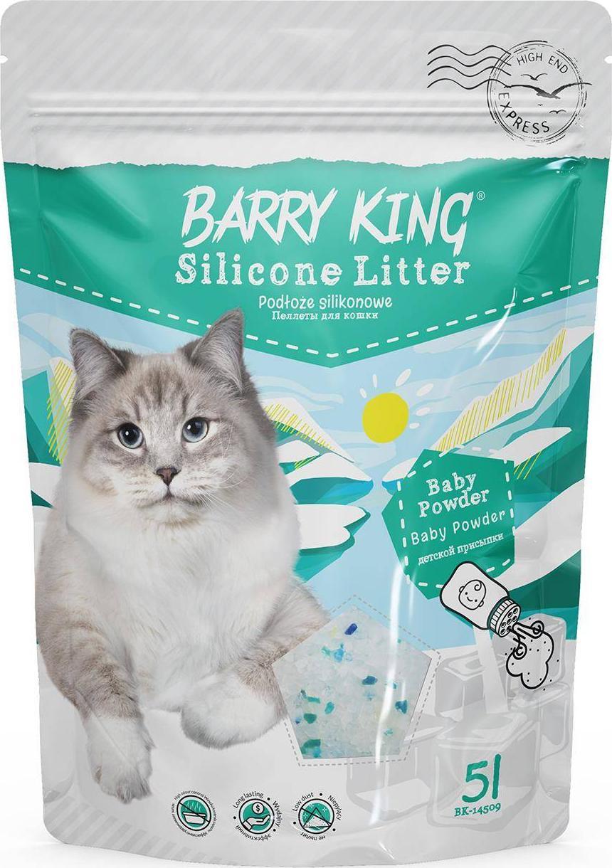 Żwirek dla kota Barry King Barry King Podłoże Baby Powder 5l Silikonowe Dla Kota