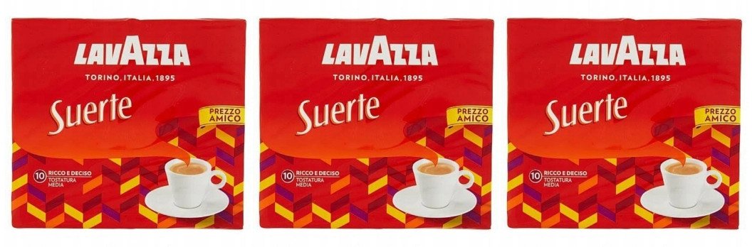 Kawa mielona Lavazza Suerte 6 x 250 g
