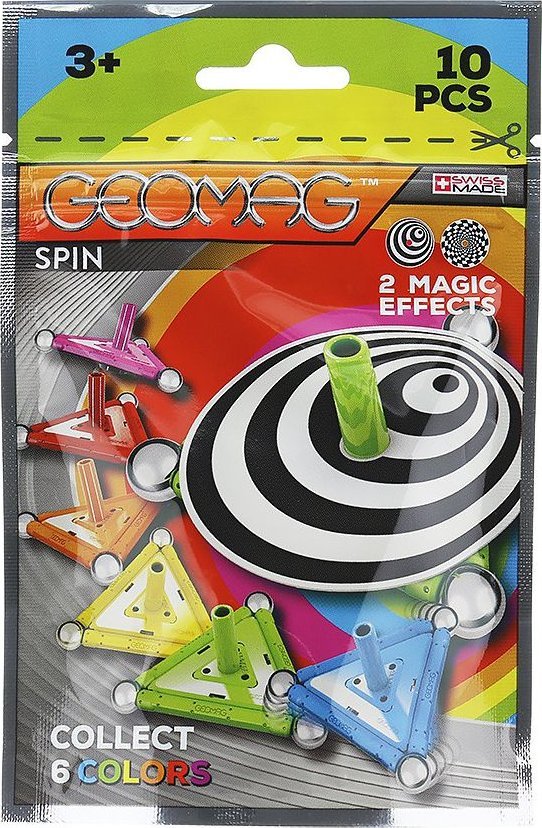 GEOMAG Klocki magnetyczne 10 el spinner
