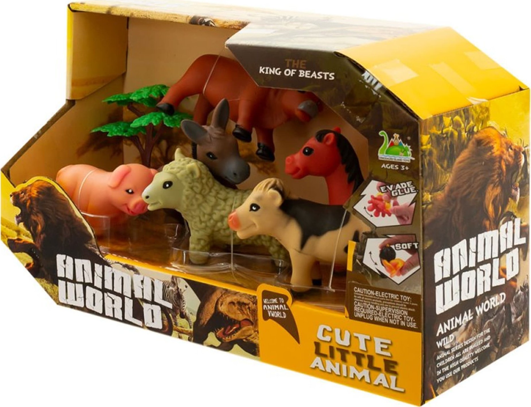 Zabawka zestaw zwierzątek