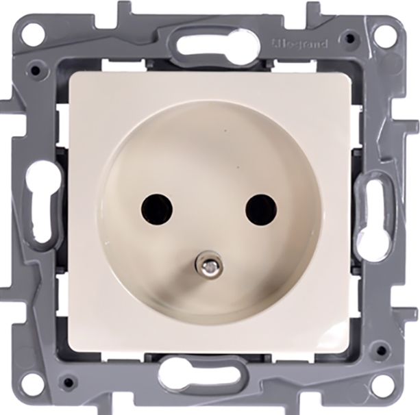 Legrand Gniazdo Niloe pojedyncze kremowe (764640)