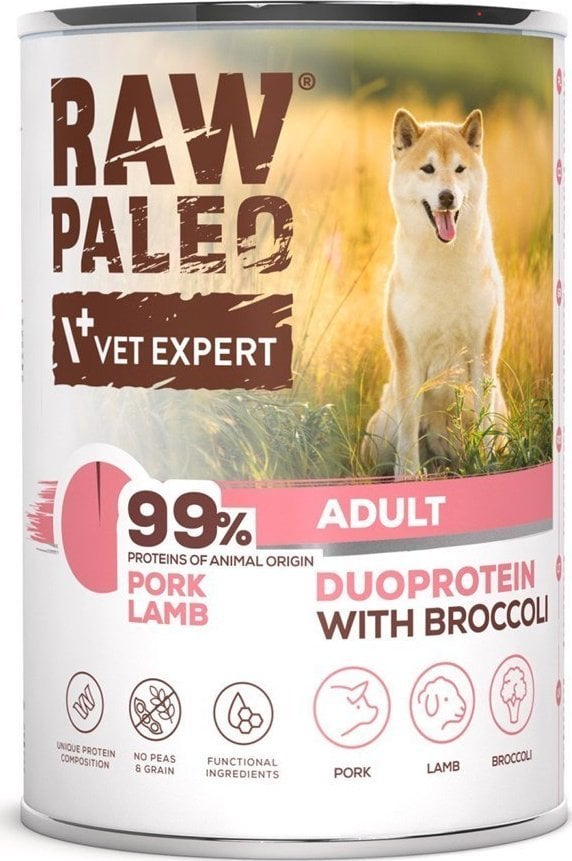 Raw Paleo Pork&Lamb Adult Can 400g