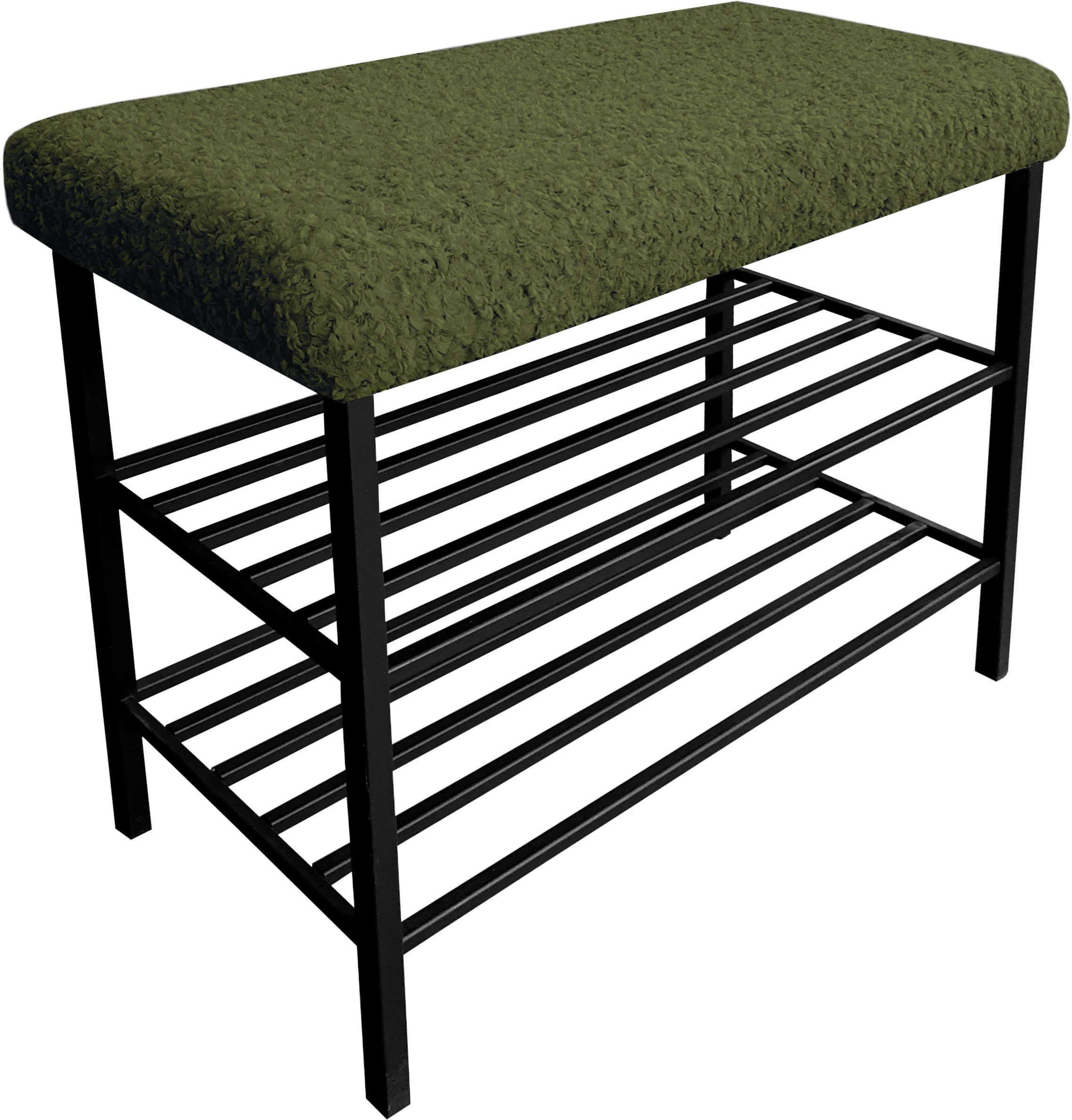 Szafka na buty Regał Półka stelaż czarny Rolf14