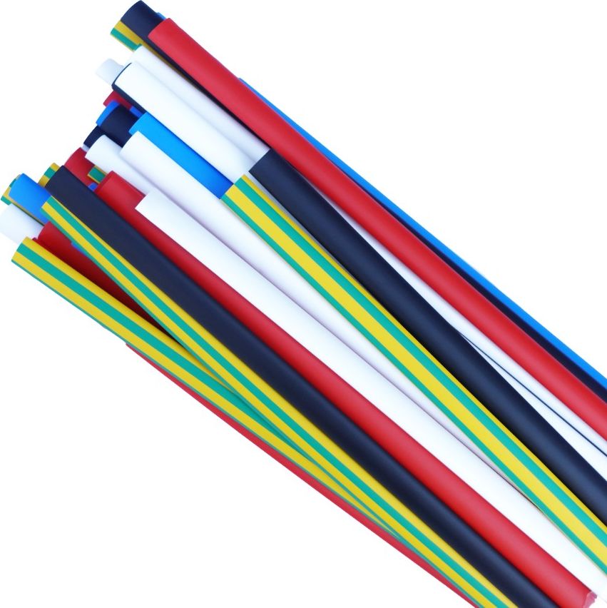 EM Group Koszulka termokurczliwa cienkościenne 4,8/2,4 3/16 " mix kolorów 50 sztuk x 1 m 1449