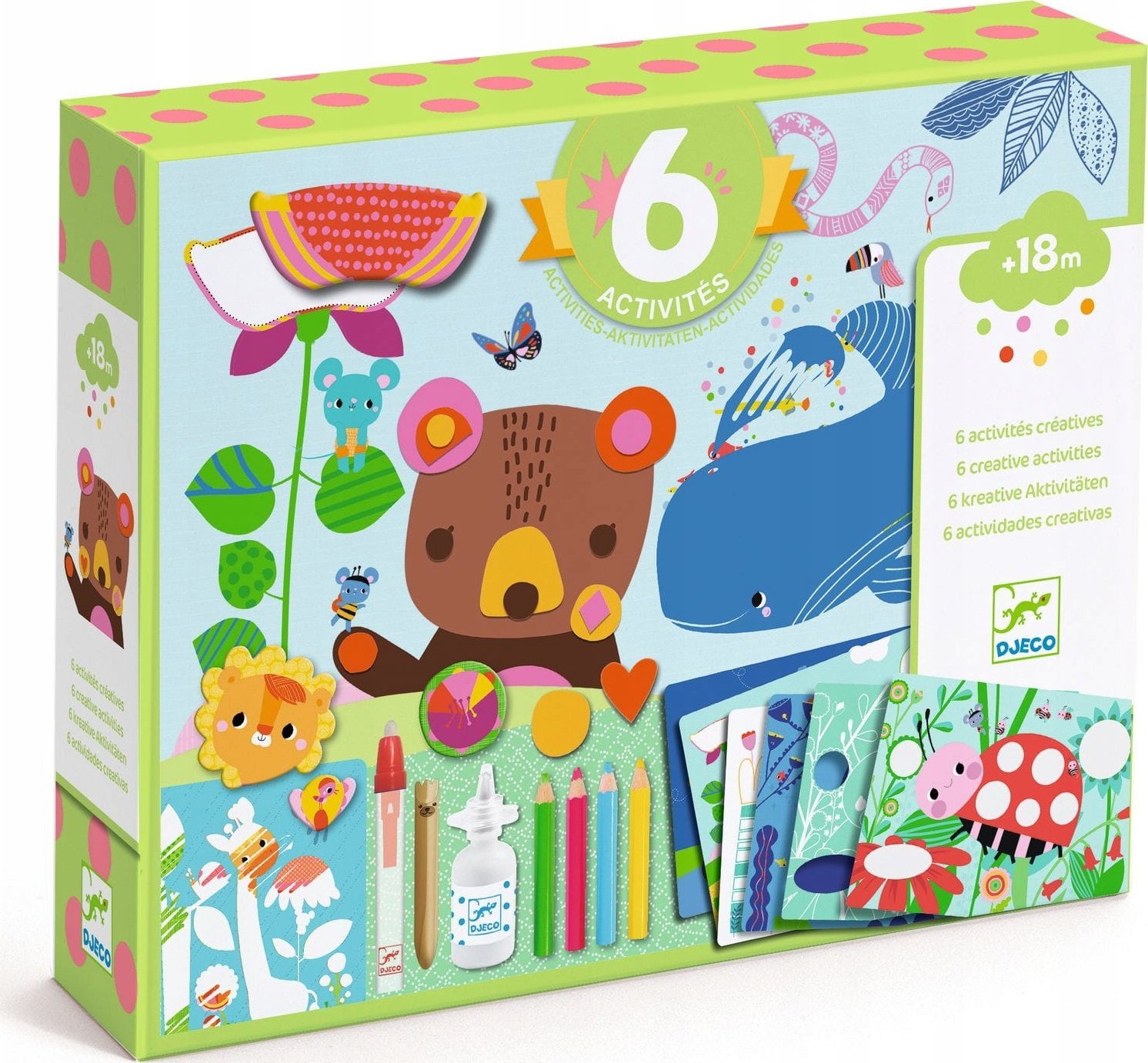 Djeco Djeco Įvairių darbelių rinkinys - Pelė ir draugai