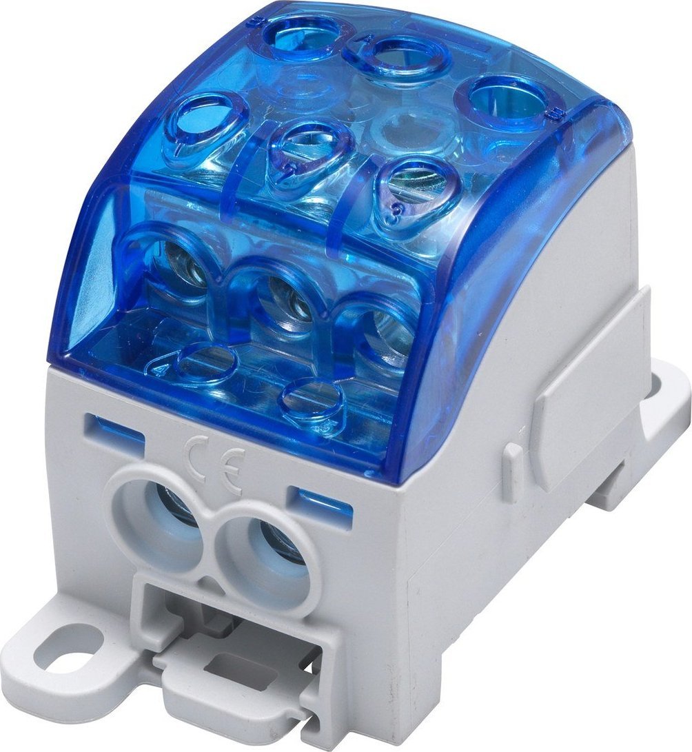 Simet Blok rozdzielczy - uniwersalny Al/Cu SUB 220 (82060) SIMBLOCK niebieski 81650003