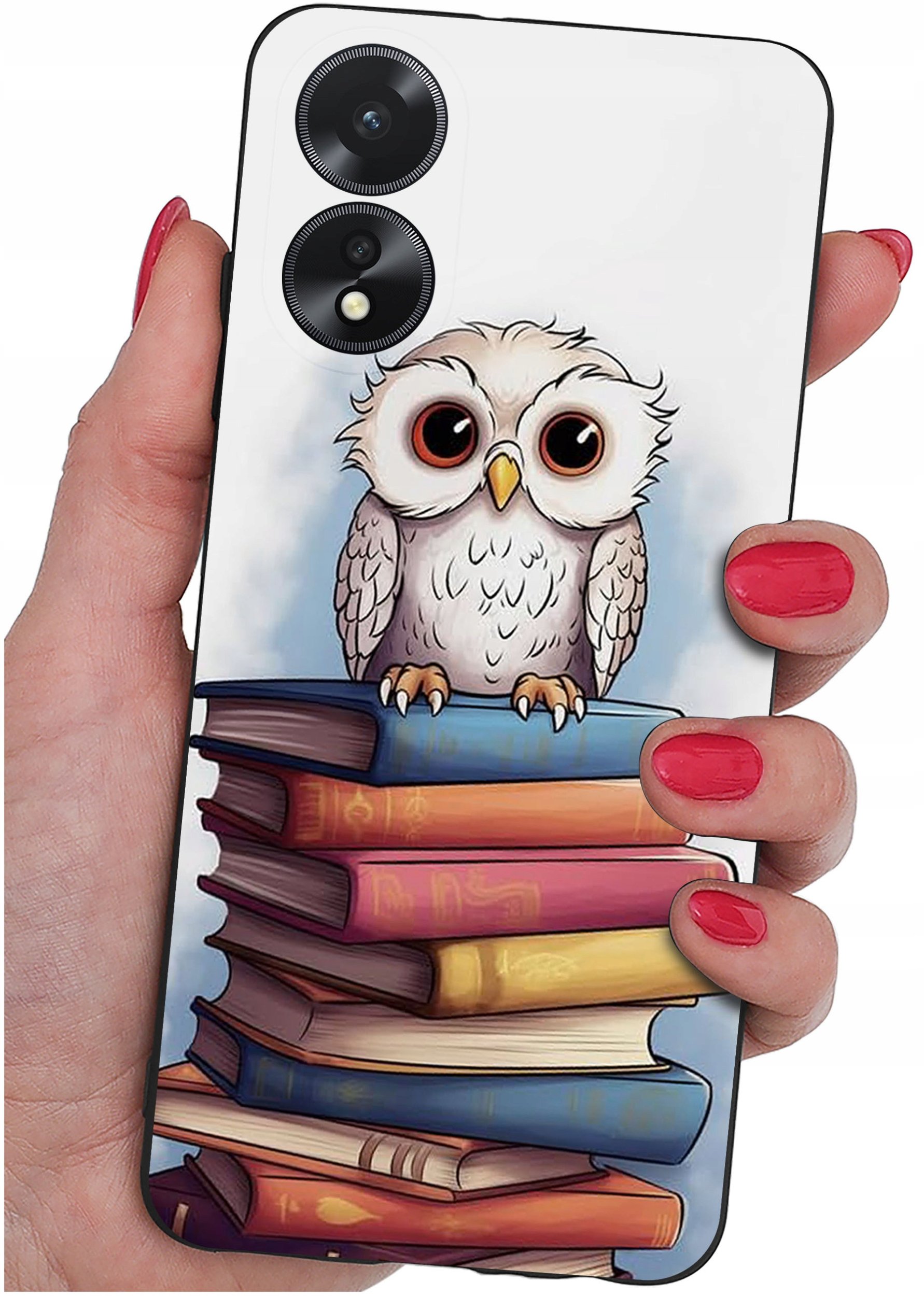 ETUI do Oppo A38 4G WZORY |SILIKONOWE MATT CASE + SZKŁO 9H