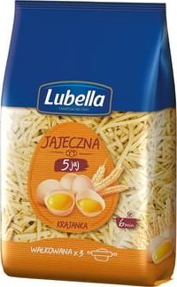 Lubella Lubella Jajeczna 5 jaj Makaron Nitki 400 g