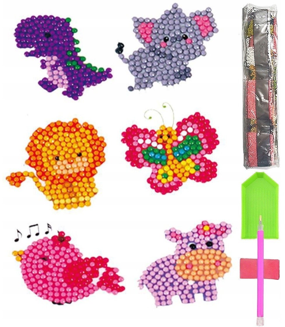 HAFT DIAMENTOWY 5D Zestaw DZIECI Najklejki PUZZLE