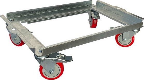 qBox Wózek do pojemników transportowych EURO - 60x40 cm (stal ocynkowana)