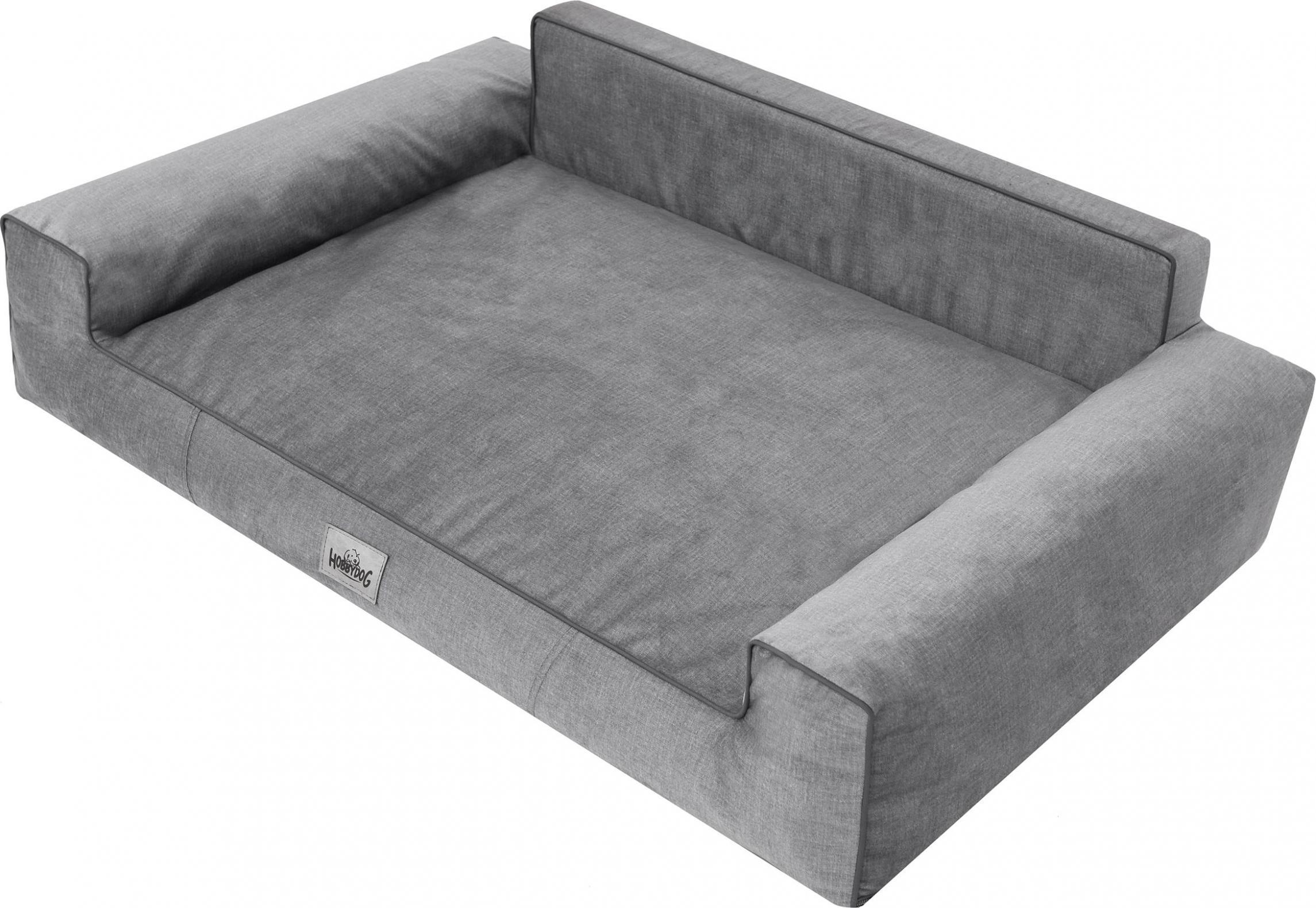 Hobbydog Legowisko Glamour Nowy, szary fancy, r. XL