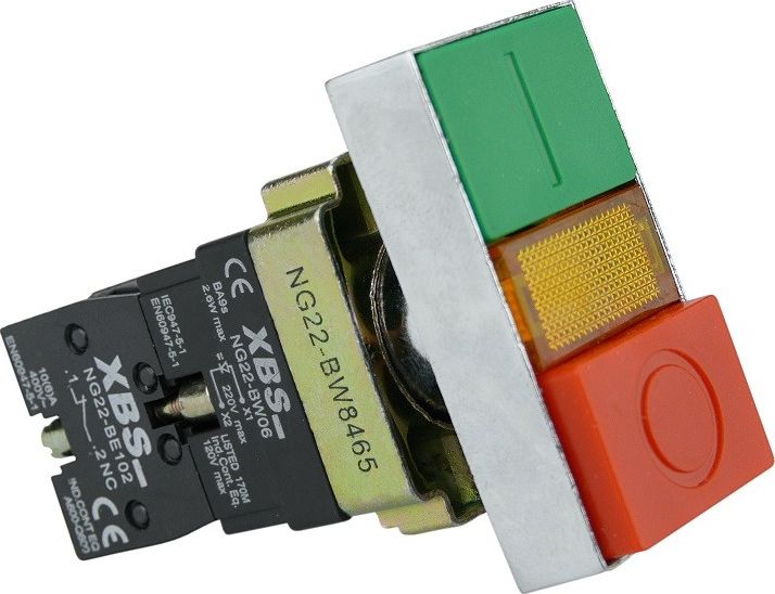 XBS Przełącznik 0-1 230V NG22-BW8465 podwójny napęd XBS 4656