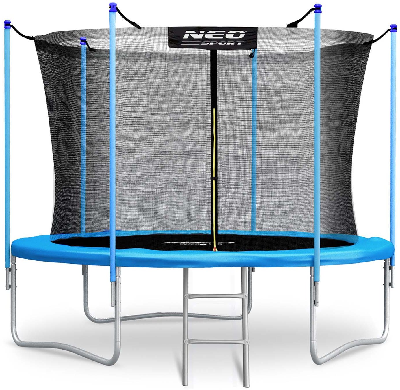 NeoSport Trampolina ogrodowa 10ft/312cm z siatką wewnętrzną i drabinką