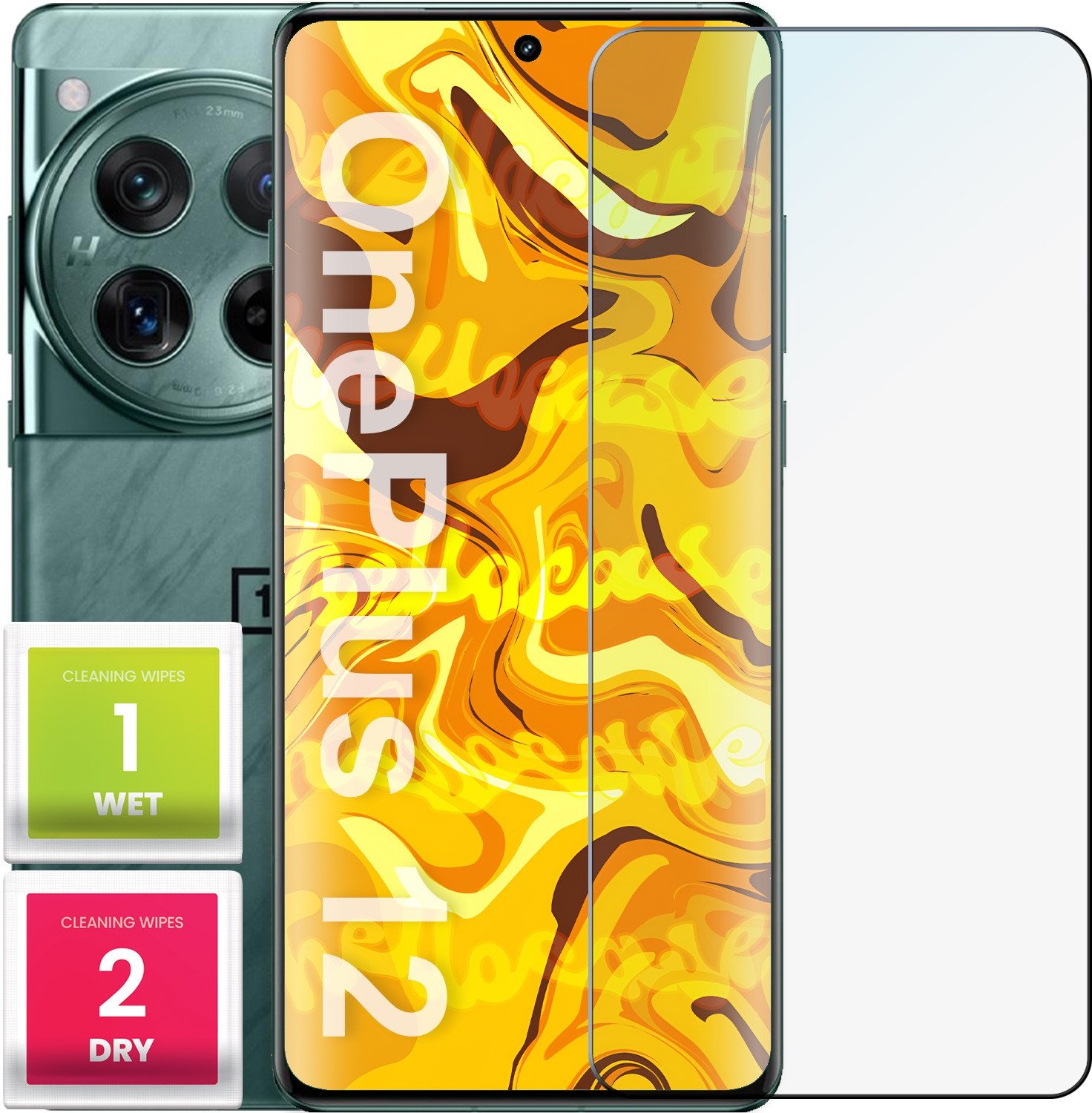 Szkło Hartowane do OnePlus 12 (Szybka 9H, Płaskie 2.5D, Ochronne, Szybka)