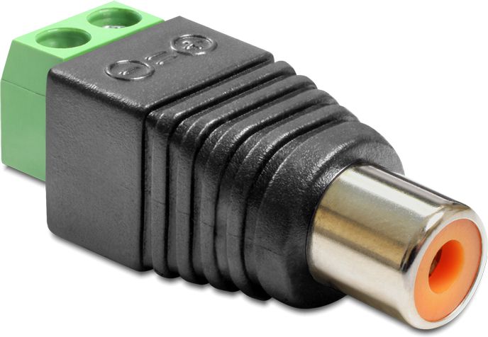 Adapter AV Delock Terminal Block czarny (65418)