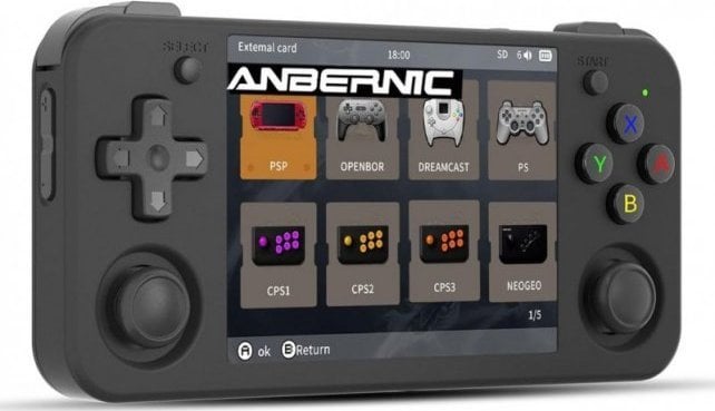 Konsola przenośna dla gier retro ANBERNIC RG35xx H BLACK