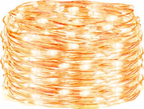 Lampki choinkowe Springos 50 LED białe ciepłe