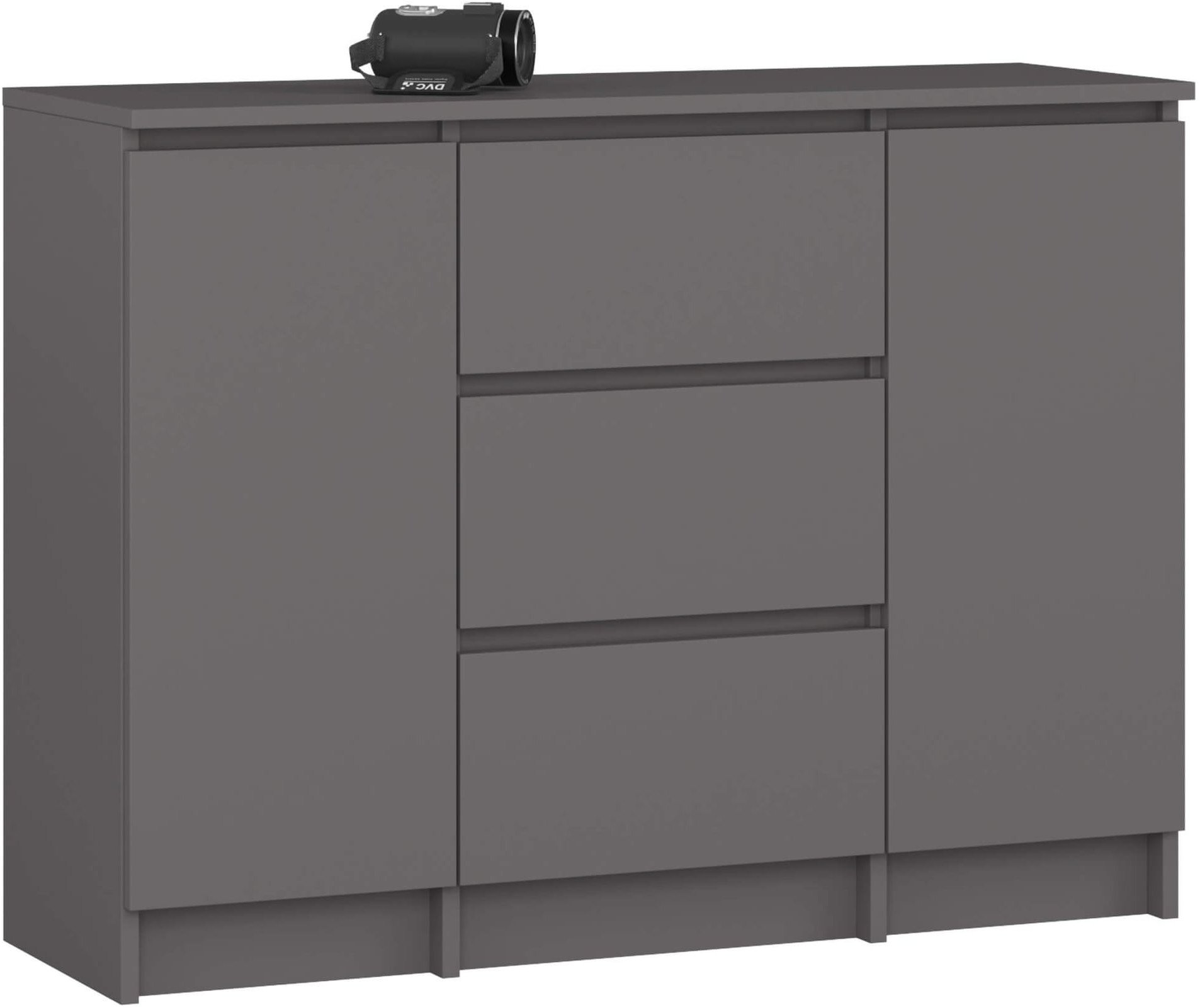 KOMODA K100 2D 3SZ PK GRAFIT SZARY