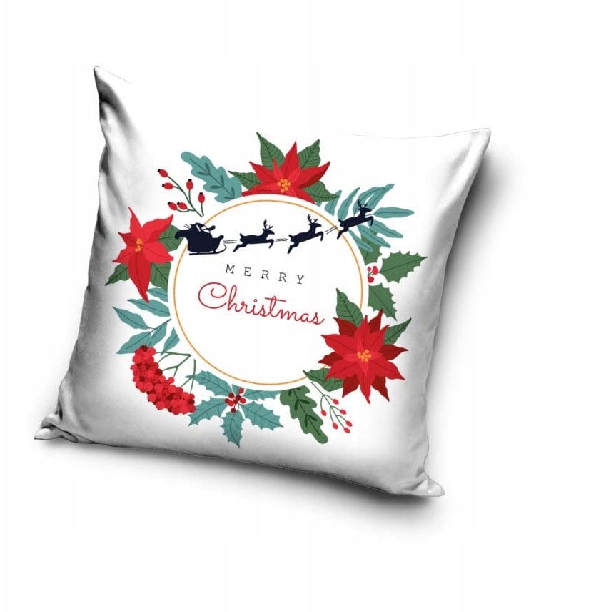 POSZEWKA CHRISTMAS MERRY PNL224043/ 40x40cm 5904302569430