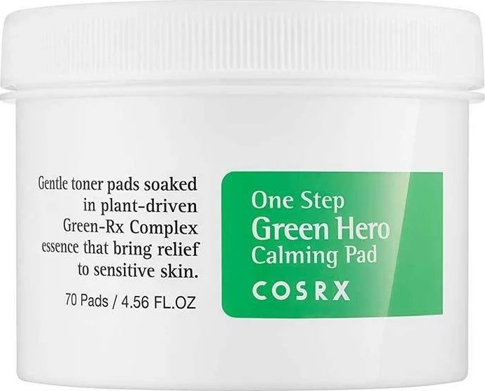 CosRx COSRX Płatki z tonikiem One Step Green Hero Calming Pad - 70 sztuk