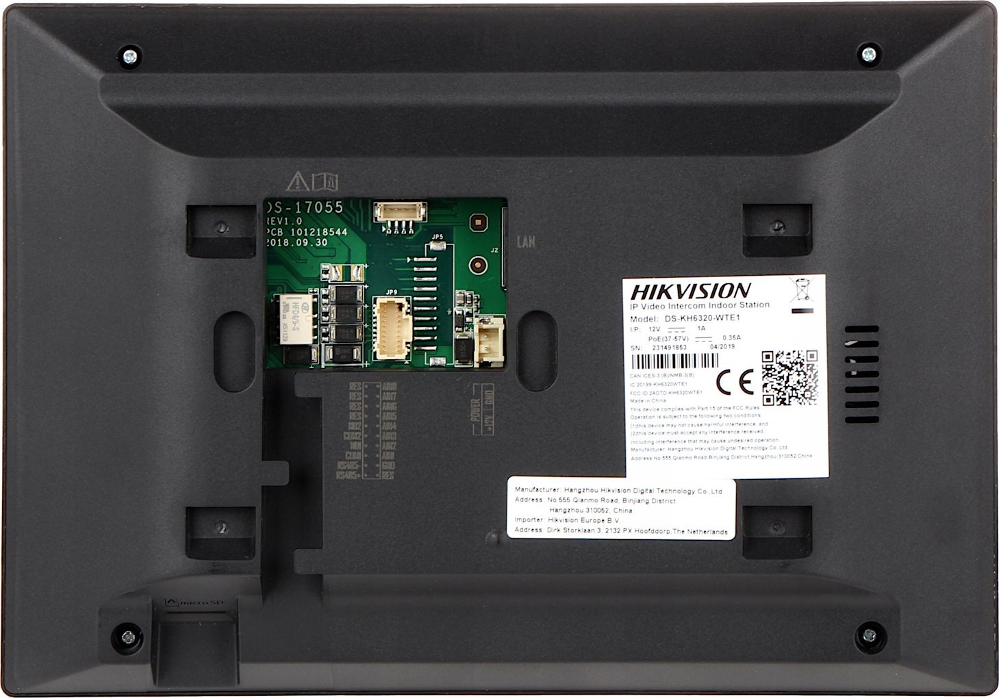 Hikvision ZESTAW WIDEODOMOFONOWY DS-KIS604-S(C) Hikvision