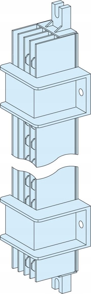 Schneider Electric Prisma Plus, system P, dodatkowy kanał szyn, 4P LVS04203