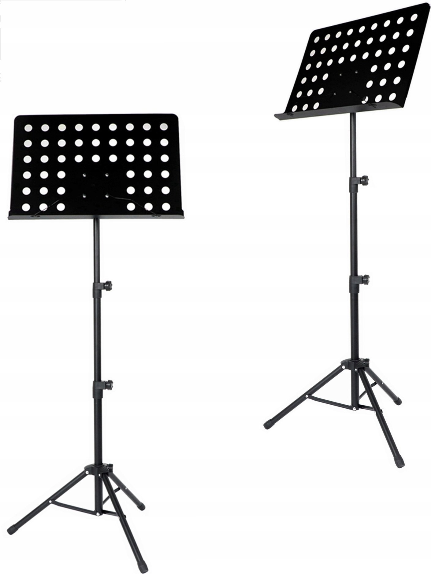 Korbi PULPIT DO NUT STATYW NA NUTY AŻUROWY ORKIESTROWY STOJAK SKŁADANY METALOWY