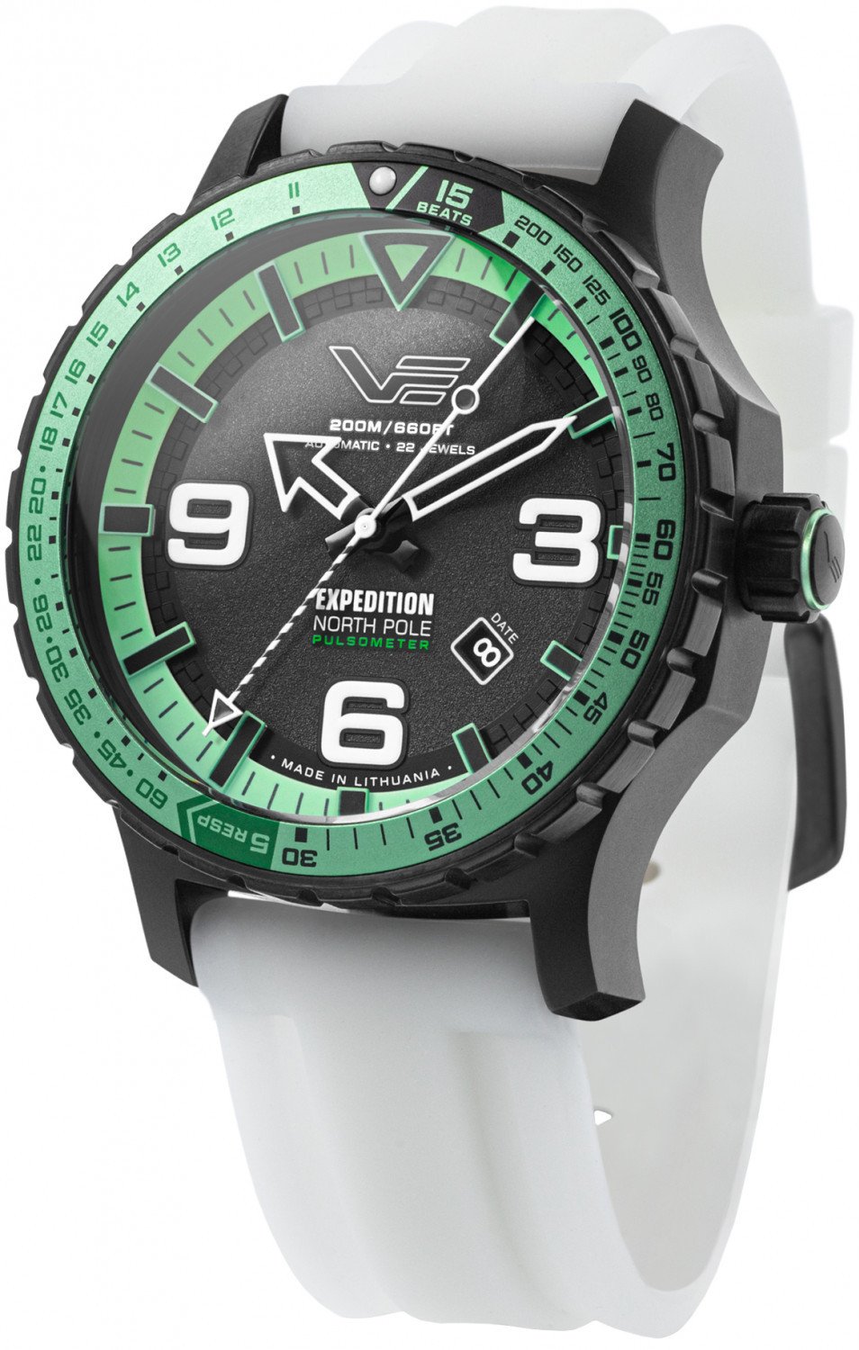 Zegarek męski Vostok Europe YN55-597C731SW biały