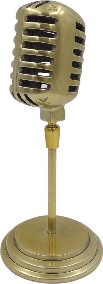 Statuetka mikrofon retro - 92715B