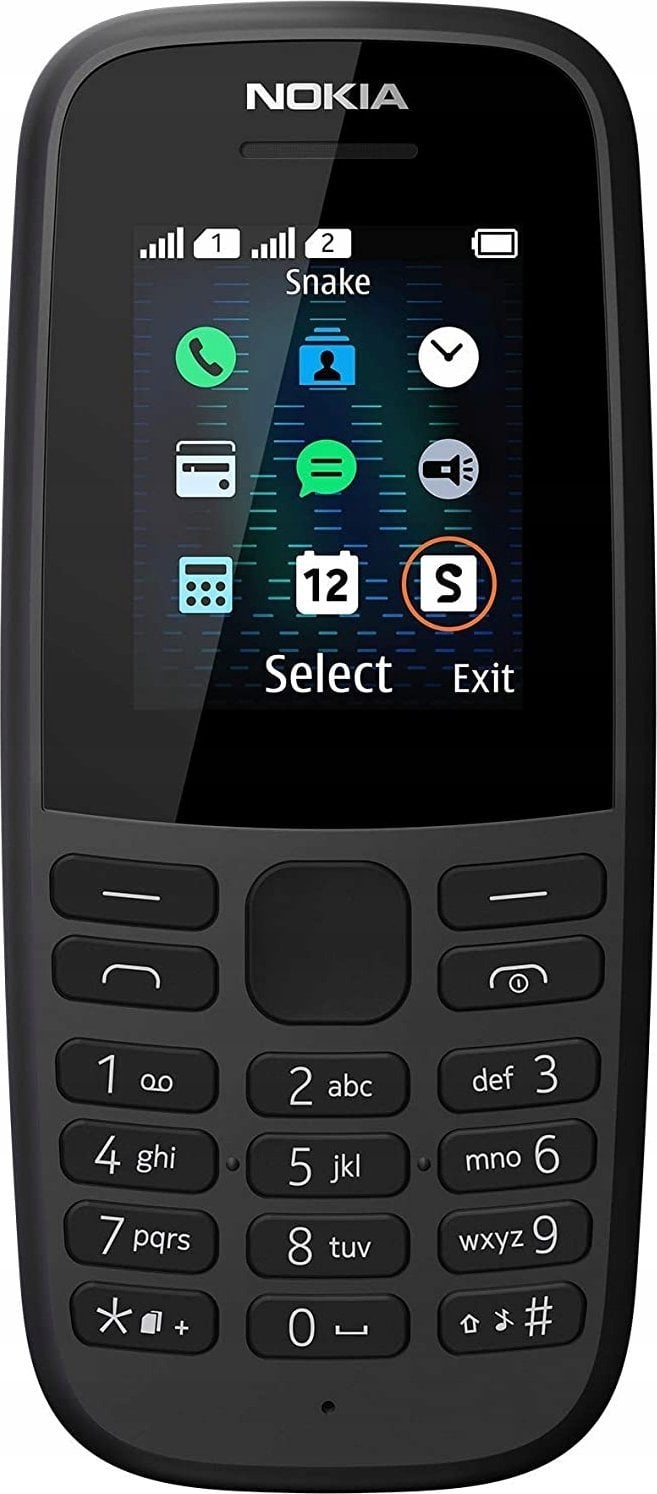 Telefon komórkowy TELEFON GSM NOKIA 105 4G CZARNY